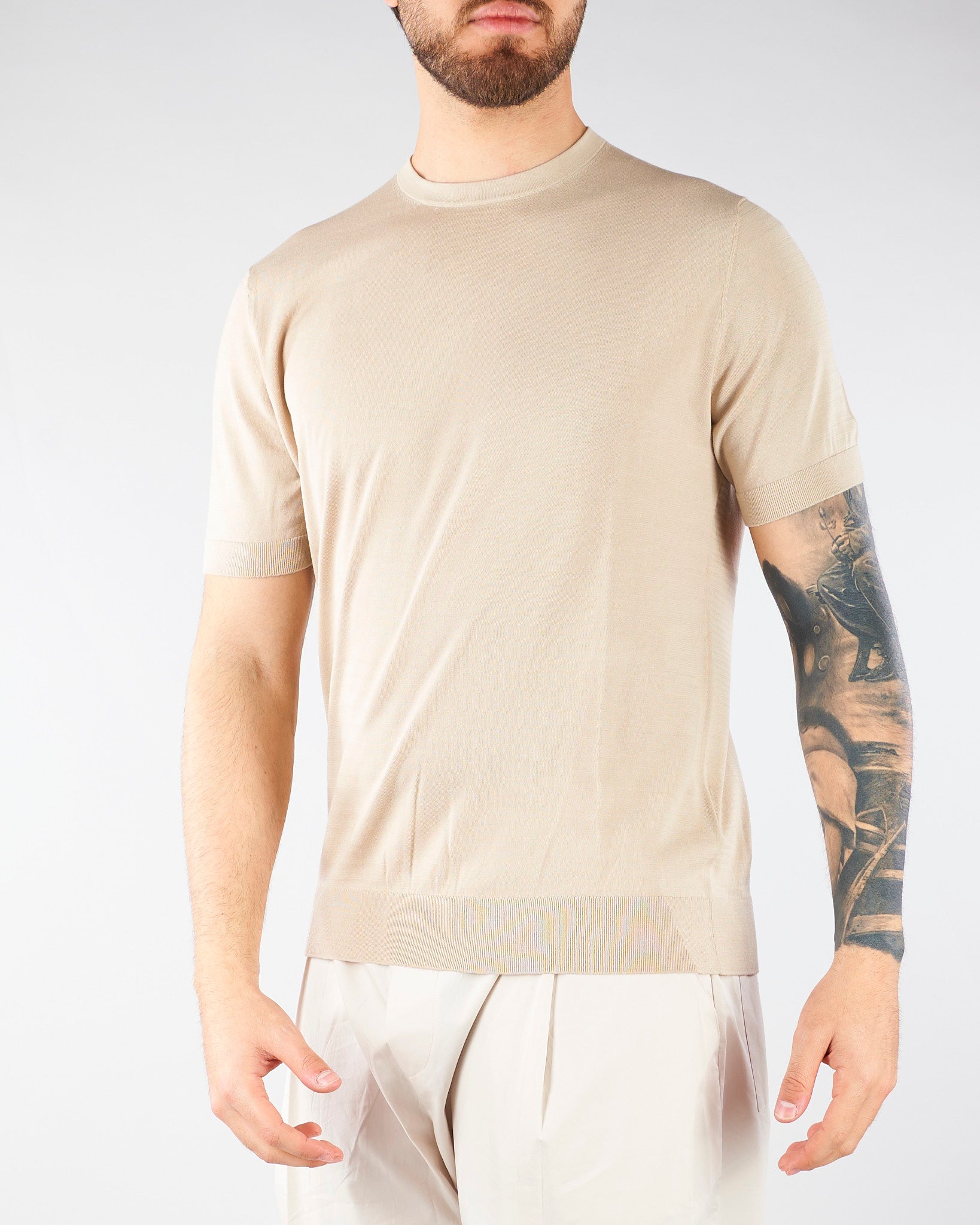 Maglia Sabbia in cotone ultrafine DK17036 30 DIKTAT 