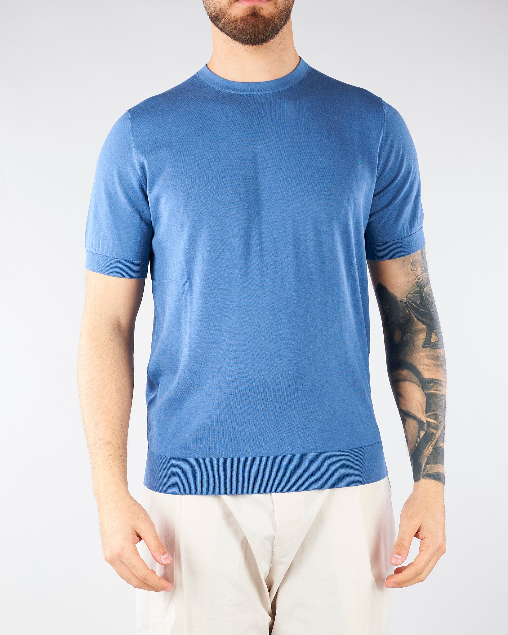 Maglia Indaco in cotone ultrafine DK17036 45 DIKTAT 