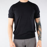 Maglia Nero in cotone ultrafine DK17036 99 DIKTAT 