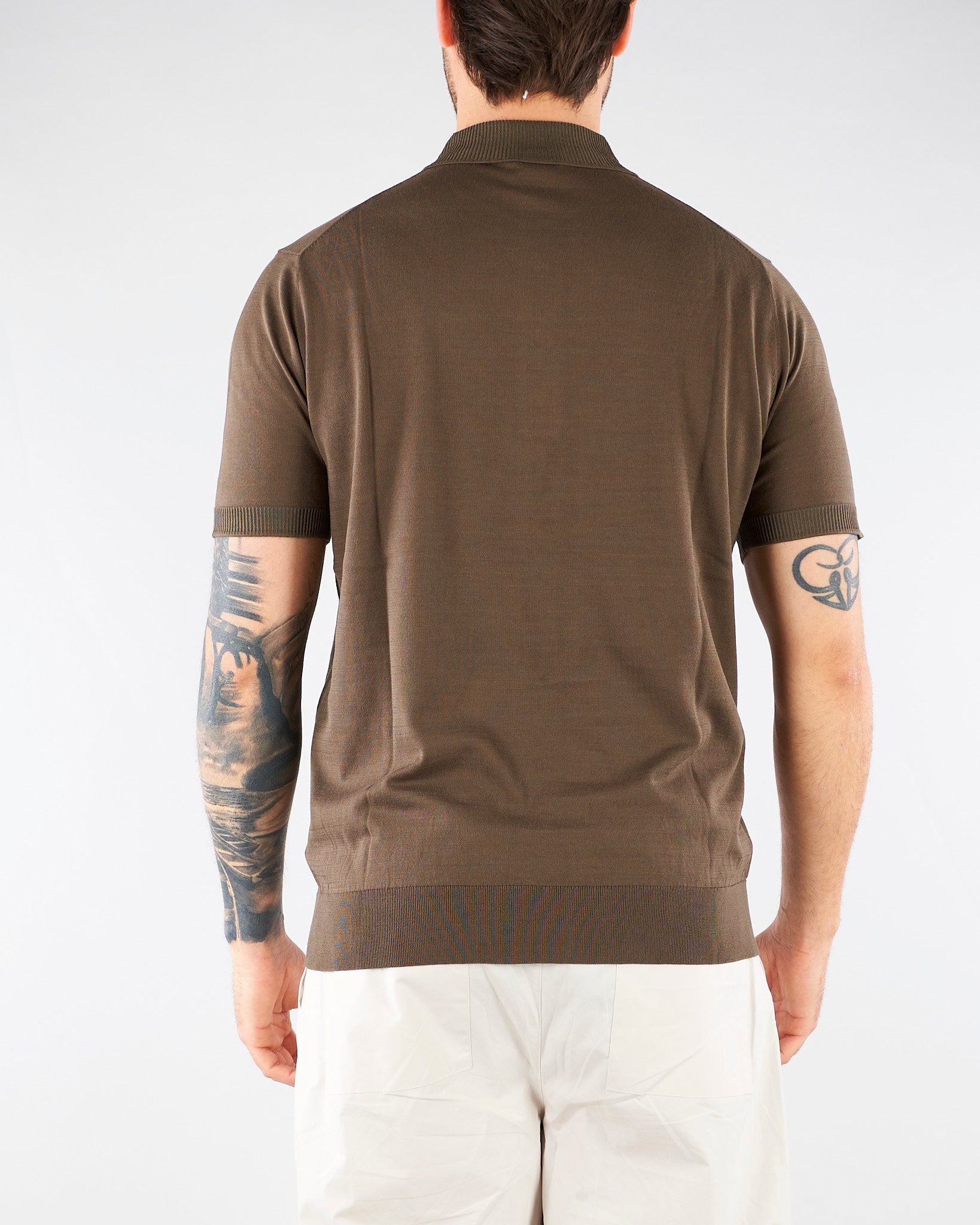 Maglia a polo Moro in puro cotone DK17041 85 DIKTAT 