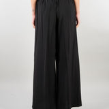 Pantalone Nero wide leg SS260021 99 ELEH 