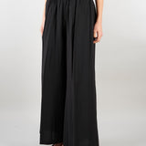 Pantalone Nero wide leg SS260021 99 ELEH 