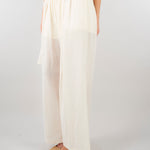 Pantalone Panna wide leg con elastico SS260135 2 ELEH 