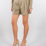Shorts Fango in ramie SS260176 35 ELEH 