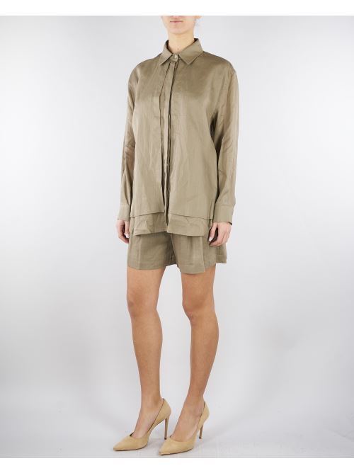 Shorts Fango in ramie SS260176 35 ELEH 