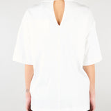 T-shirt Bianco Oversize con collana SS260216 1 ELEH 