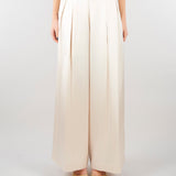 Pantalone Champagne in satin wide leg SS260349 36 ELEH 