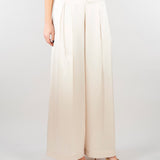 Pantalone Champagne in satin wide leg SS260349 36 ELEH 