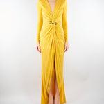 Abito Sun Red Carpet in jersey cupro con logo gioiello ABR2961E2 EV4 ELISABETTA FRANCHI 