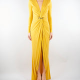 Abito Sun Red Carpet in jersey cupro con logo gioiello ABR2961E2 EV4 ELISABETTA FRANCHI 