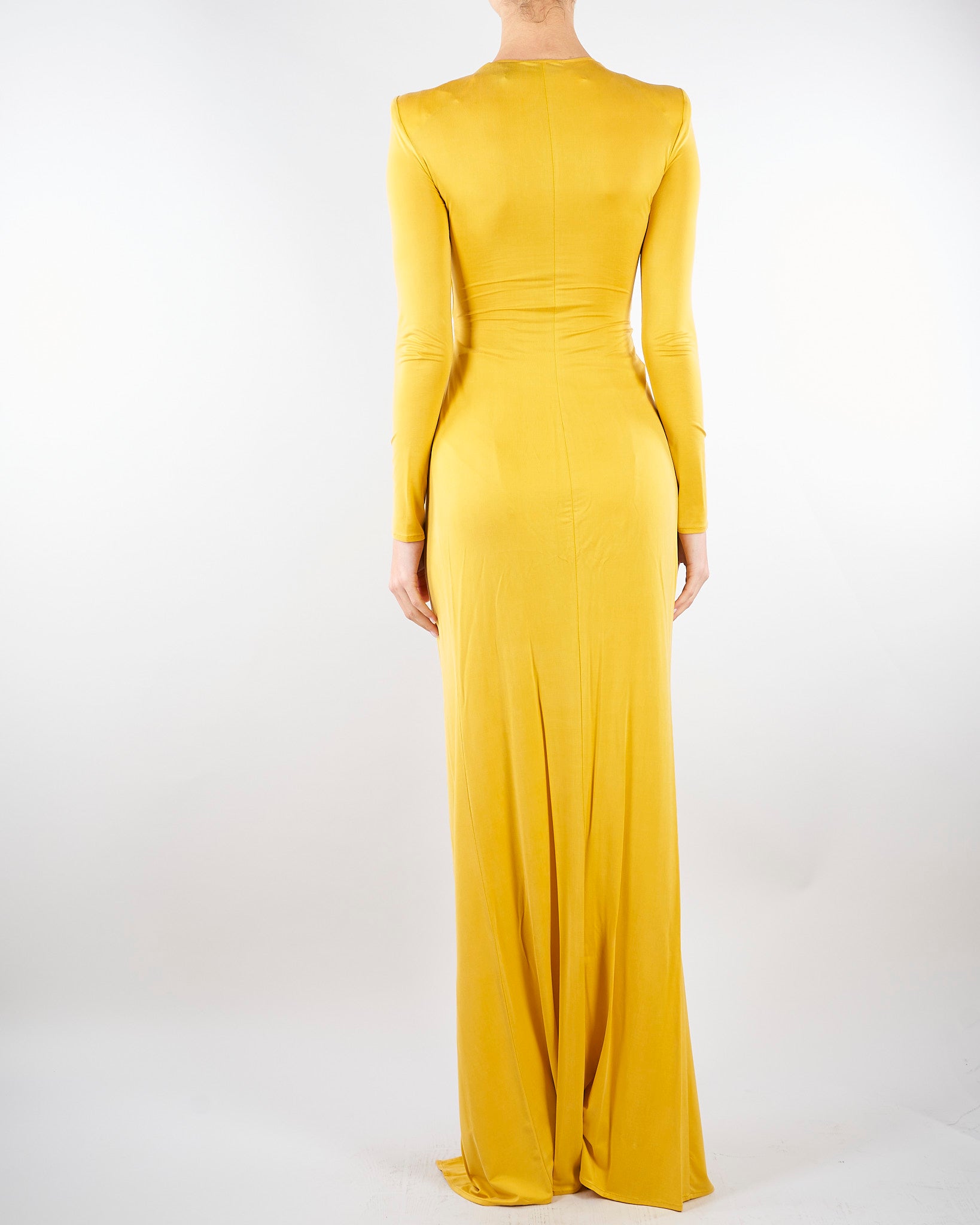 Abito Sun Red Carpet in jersey cupro con logo gioiello ABR2961E2 EV4 ELISABETTA FRANCHI 