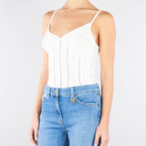 Body Avorio in maglia à jour BK85B62E2 360 ELISABETTA FRANCHI 