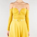 Body Sun in jersey crêpe leggero con drappeggi BO01561E2 EV4 ELISABETTA FRANCHI 
