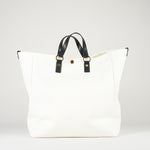 Tote Avorio-Nero in canvas BS14A62E2 309 ELISABETTA FRANCHI 