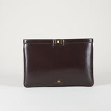Borsa Dark Chocolate a busta effetto naplak BS18A61E2 EV9 ELISABETTA FRANCHI 