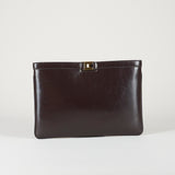 Borsa Dark Chocolate a busta effetto naplak BS18A61E2 EV9 ELISABETTA FRANCHI 