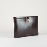 Borsa Dark Chocolate a busta effetto naplak BS18A61E2 EV9 ELISABETTA FRANCHI 