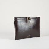 Borsa Dark Chocolate a busta effetto naplak BS18A61E2 EV9 ELISABETTA FRANCHI 