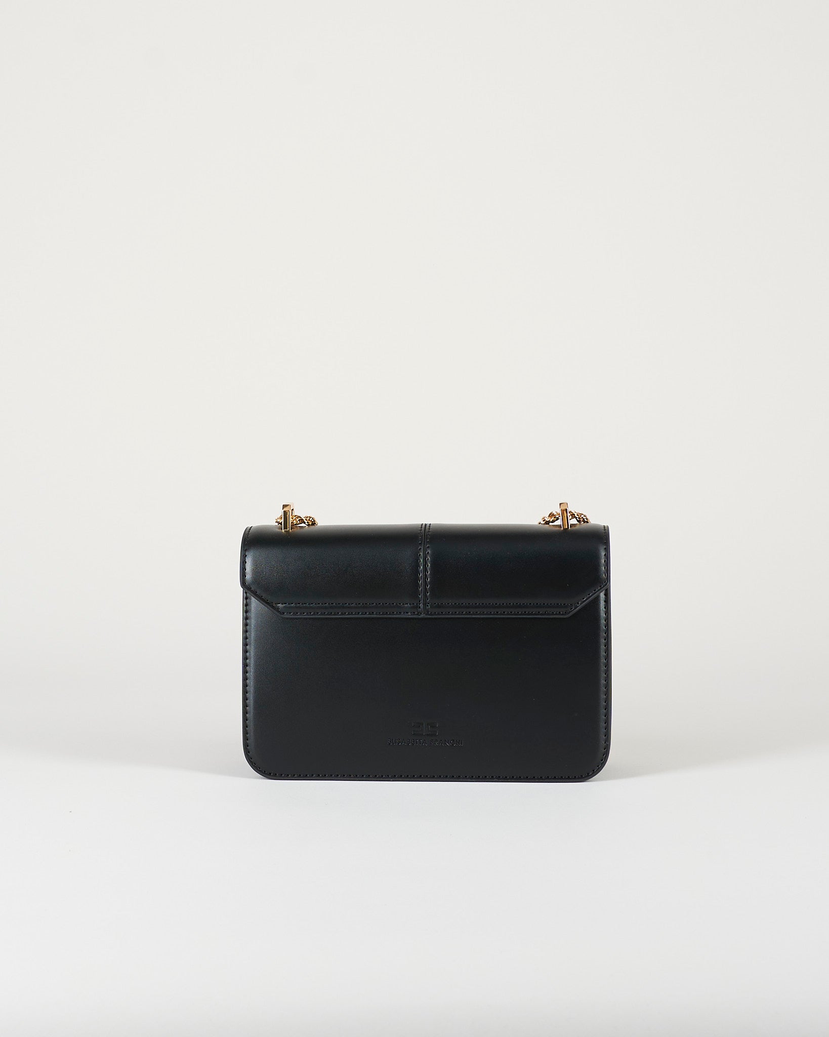 Borsa Nero a tracolla con dettaglio logo BS91A61E2 110 ELISABETTA FRANCHI 