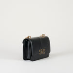 Borsa Nero a tracolla con dettaglio logo BS91A61E2 110 ELISABETTA FRANCHI 