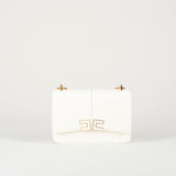 Borsa Avorio a tracolla con dettaglio logo BS91A61E2 360 ELISABETTA FRANCHI 