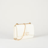 Borsa Avorio a tracolla con dettaglio logo BS91A61E2 360 ELISABETTA FRANCHI 