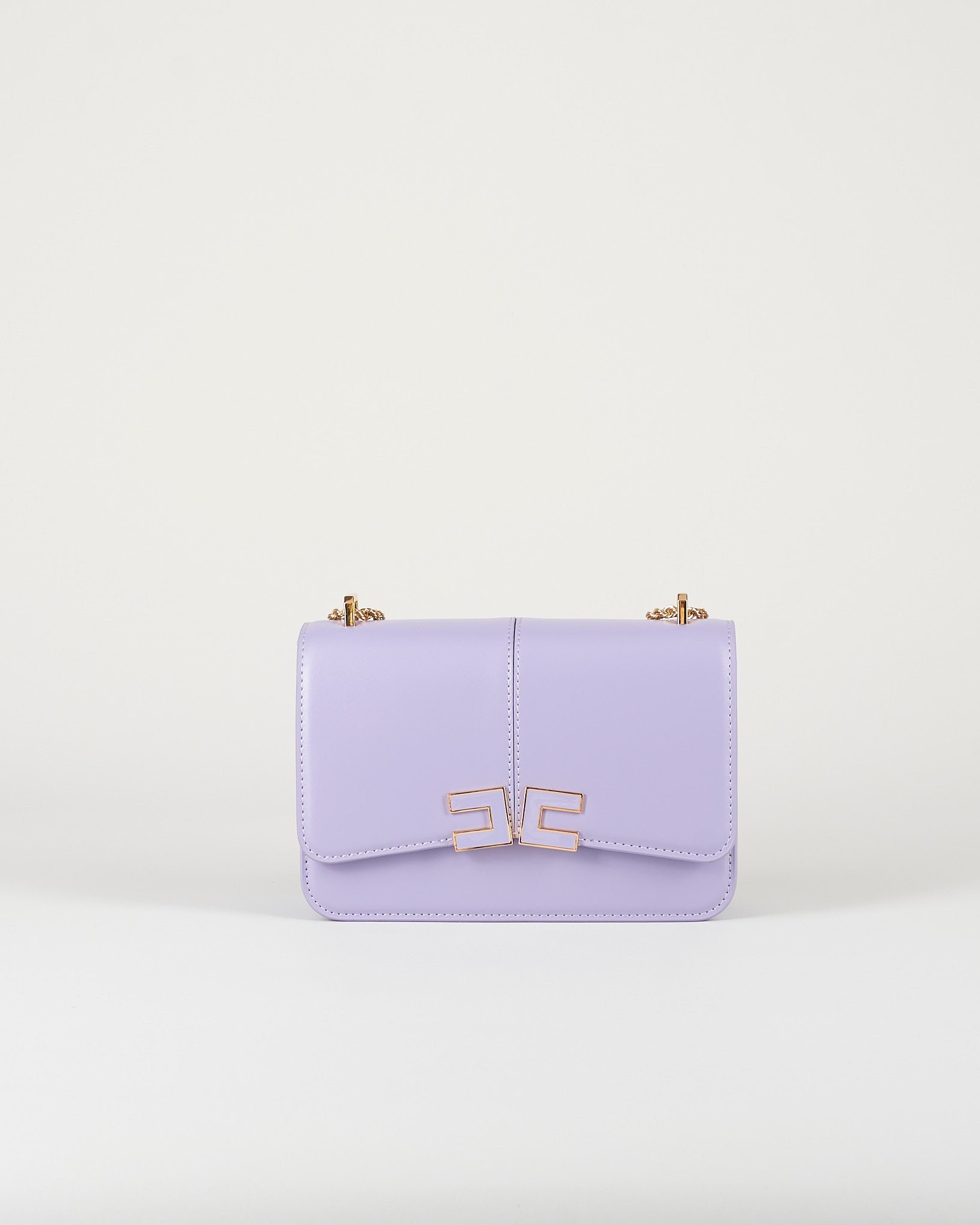 Borsa Lilla a tracolla con dettaglio logo BS91A61E2 EV7 ELISABETTA FRANCHI 
