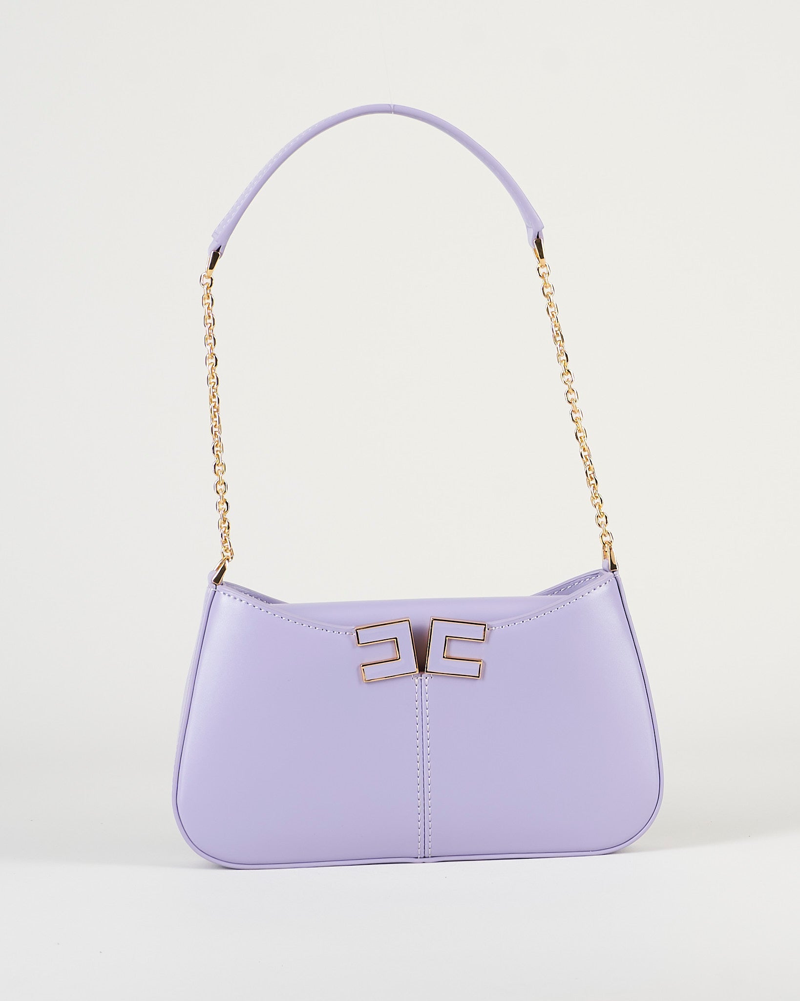 Borsa Lilla a spalla con dettaglio logo BS93A61E2 EV7 ELISABETTA FRANCHI 