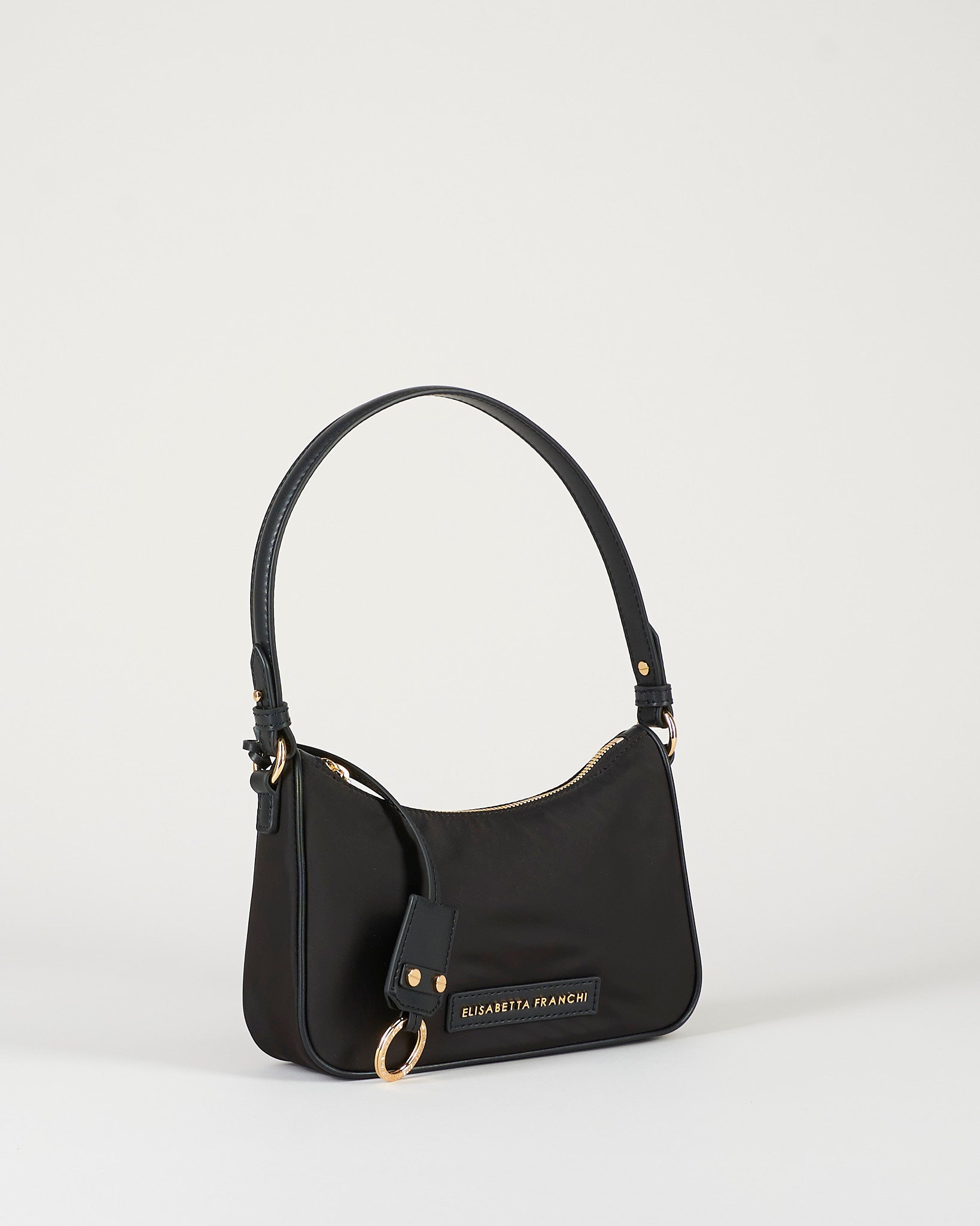 Borsa Nero a spalla con anello BS95A61E2 110 ELISABETTA FRANCHI 