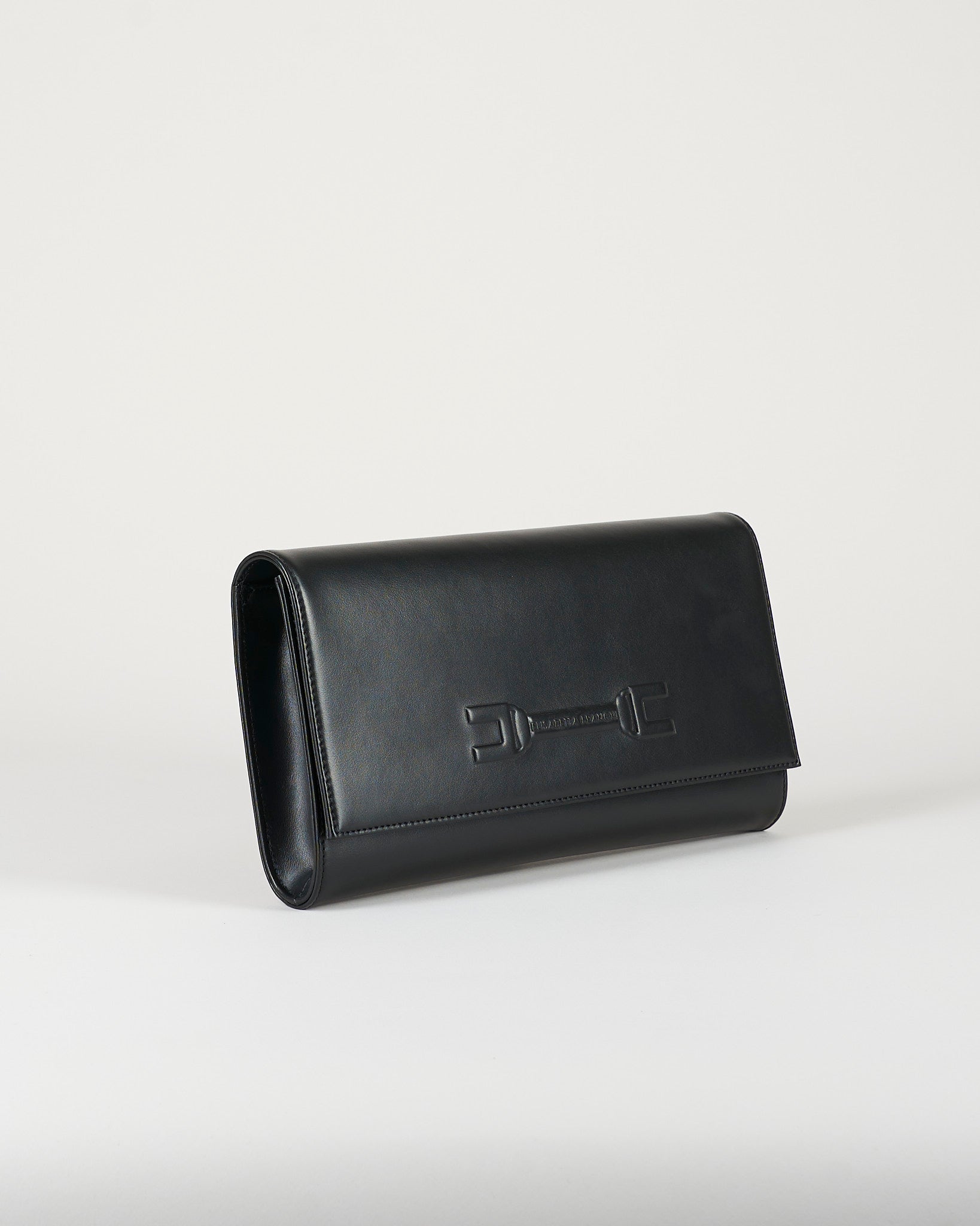 Pouch Nero con logo embossed BS99A61E2 110 ELISABETTA FRANCHI 