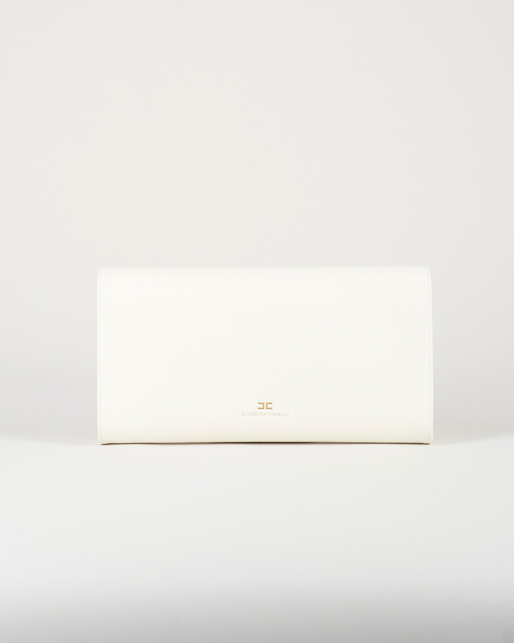 Pouch Avorio con logo embossed BS99A61E2 360 ELISABETTA FRANCHI 