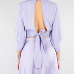Camicia Lilla in georgette con fusciacca CA14761E2 EV7 ELISABETTA FRANCHI 