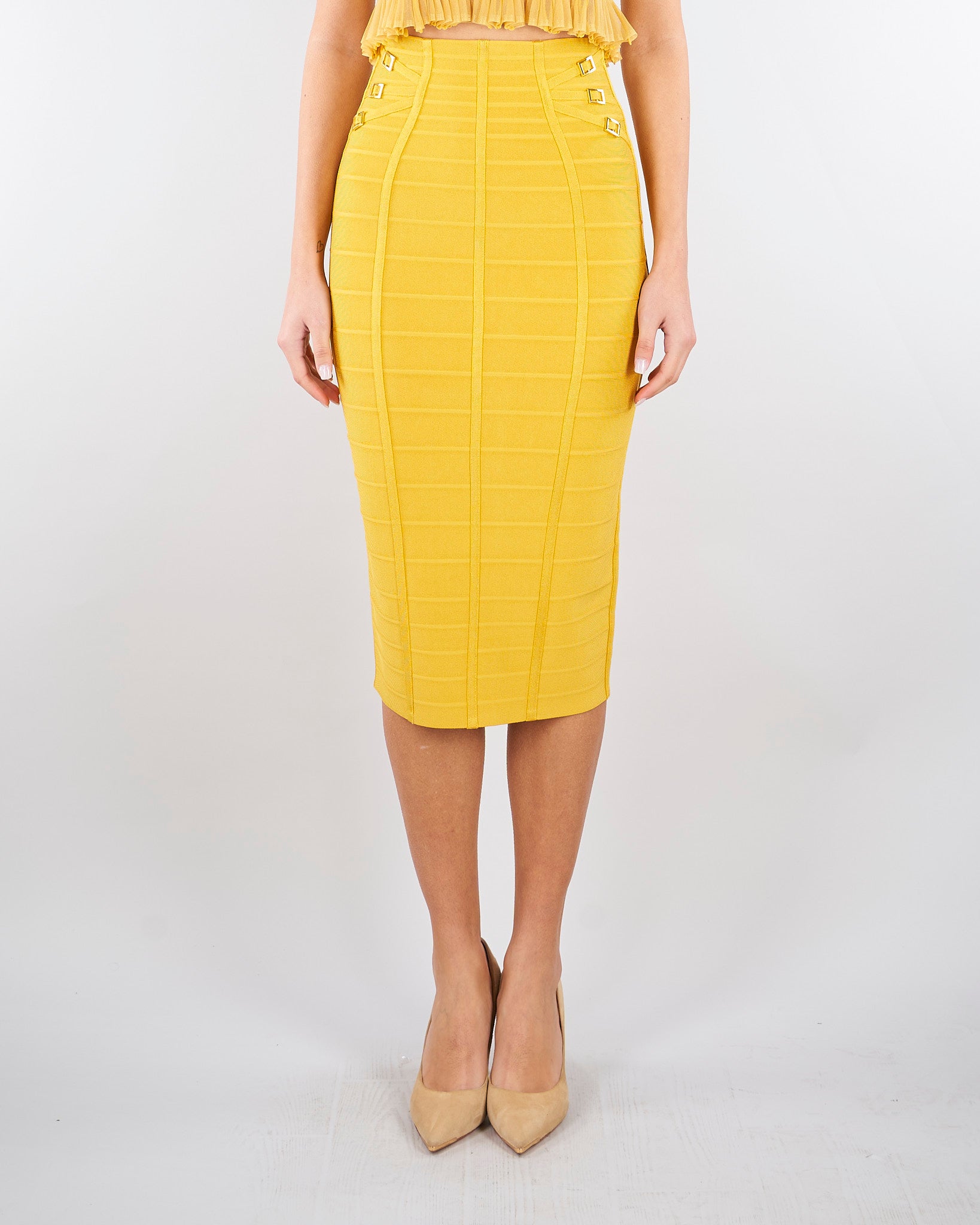 Gonna Sun in maglia 3D<BR/> GK30D62E2 EV4 ELISABETTA FRANCHI 