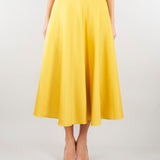 Gonna Sun in duchesse con logo gioiello GO15661E2 EV4 ELISABETTA FRANCHI 