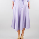 Gonna Lilla in duchesse con logo gioiello GO15661E2 EV7 ELISABETTA FRANCHI 