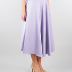 Gonna Lilla in duchesse con logo gioiello GO15661E2 EV7 ELISABETTA FRANCHI 