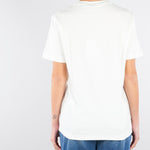 T-shirt Gesso con ricamo logo MA68P61E2 270 ELISABETTA FRANCHI 