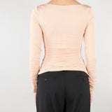 Maglia Nude in jersey con dettaglio gioiello MD02962E2 EA1 ELISABETTA FRANCHI 