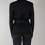 Giacca Nero in maglia punto stoffa MK10B62E2 110 ELISABETTA FRANCHI 