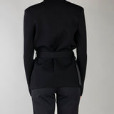 Giacca Nero in maglia punto stoffa MK10B62E2 110 ELISABETTA FRANCHI 