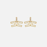 Orecchini con pavé di strass OR31A61E2 U95 ELISABETTA FRANCHI 