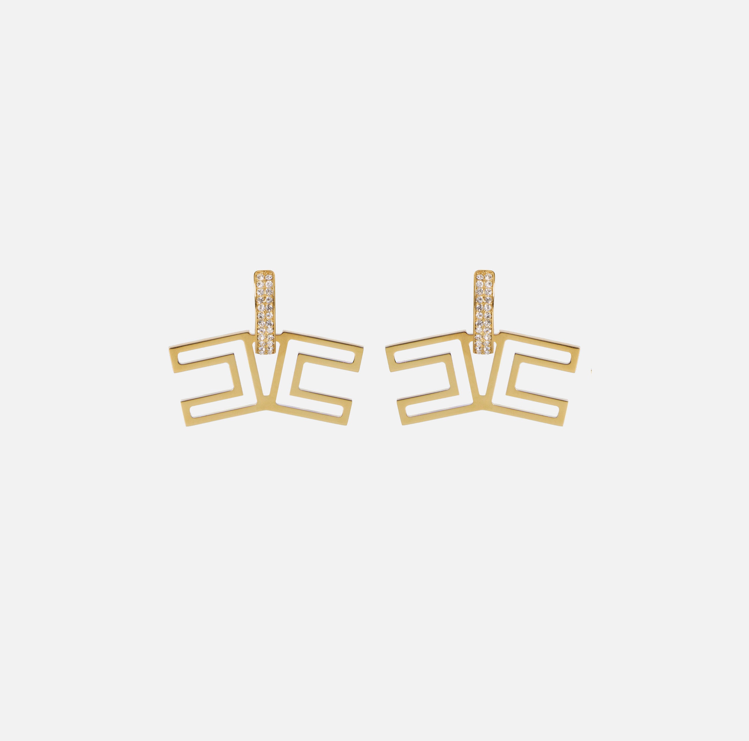Orecchini con pavé di strass OR31A61E2 U95 ELISABETTA FRANCHI 