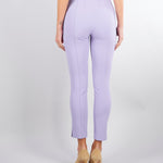 Pantaloni Lilla in doppio crêpe stretch con dettagli logo PA16361E2 EV7 ELISABETTA FRANCHI 