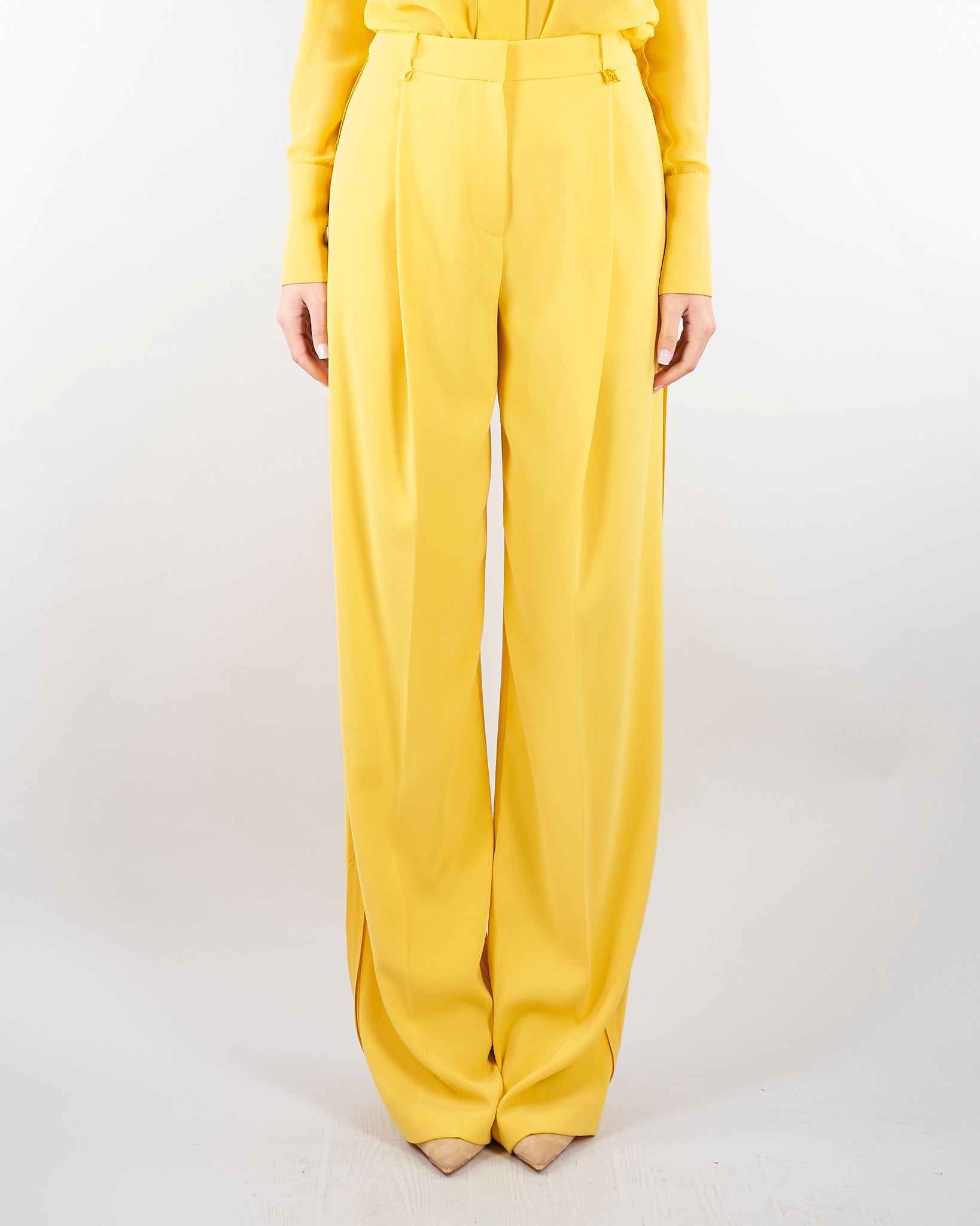 Pantaloni Sun in crêpe leggero con logo charm PA16761E2 EV4 ELISABETTA FRANCHI 