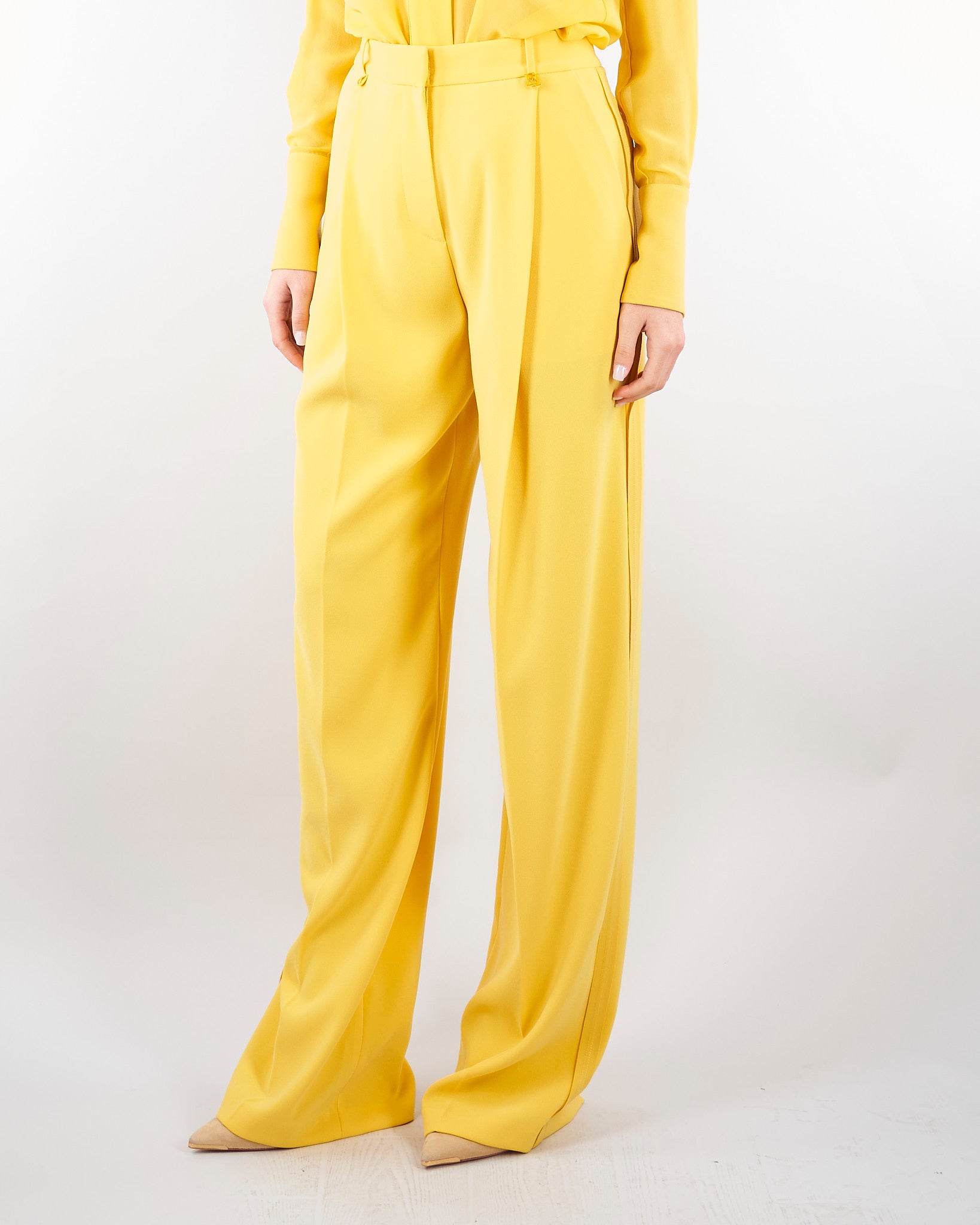 Pantaloni Sun in crêpe leggero con logo charm PA16761E2 EV4 ELISABETTA FRANCHI 