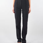 Pantaloni Nero in tessuto tecnico bielastico con cintura PA17261E2 110 ELISABETTA FRANCHI 