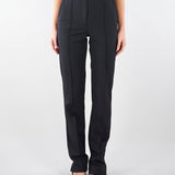 Pantaloni Nero in tessuto tecnico bielastico con cintura PA17261E2 110 ELISABETTA FRANCHI 