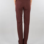 Pantaloni Cacao in tessuto tecnico bielastico con cintura PA17261E2 644 ELISABETTA FRANCHI 