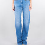 Jeans a palazzo con dettaglio logo PJ21I61E2 192 ELISABETTA FRANCHI 