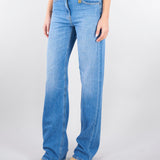 Jeans a palazzo con dettaglio logo PJ21I61E2 192 ELISABETTA FRANCHI 
